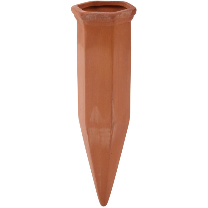Rivanto® Bewässerungskegel Tonkegel für Blumen Bewässerung, Pflanzen Wasserspender aus Ton für Wein & PET Flaschen, Bewässerungszapfen