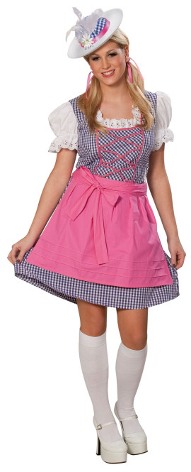 RUBIE'S Faschingskostüm - Dirndl, Größe: 36, in blau