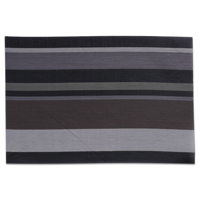 Zeller Platzset Stripes , grau, 45 x 30 cm