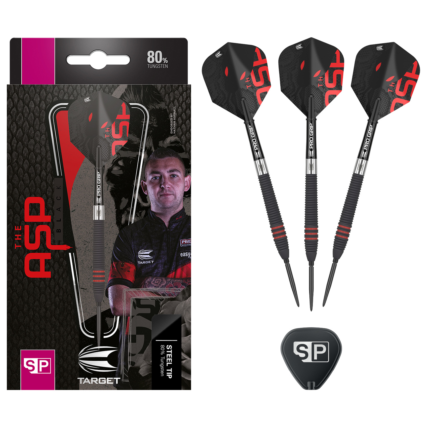 The Asp Black SP Steeldart 22g