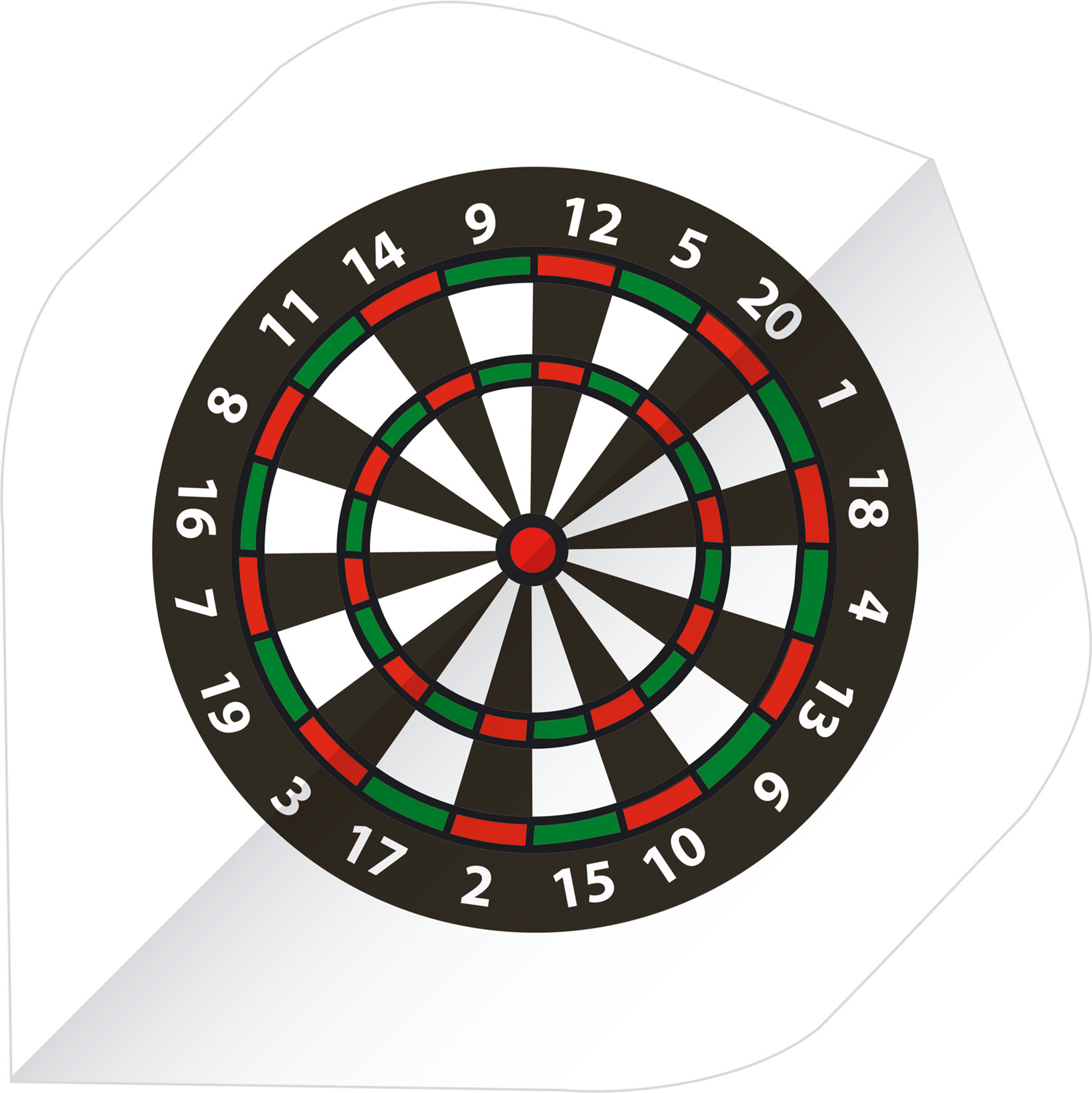 BULL'S Base Dartboard Flights A-Standard No.2