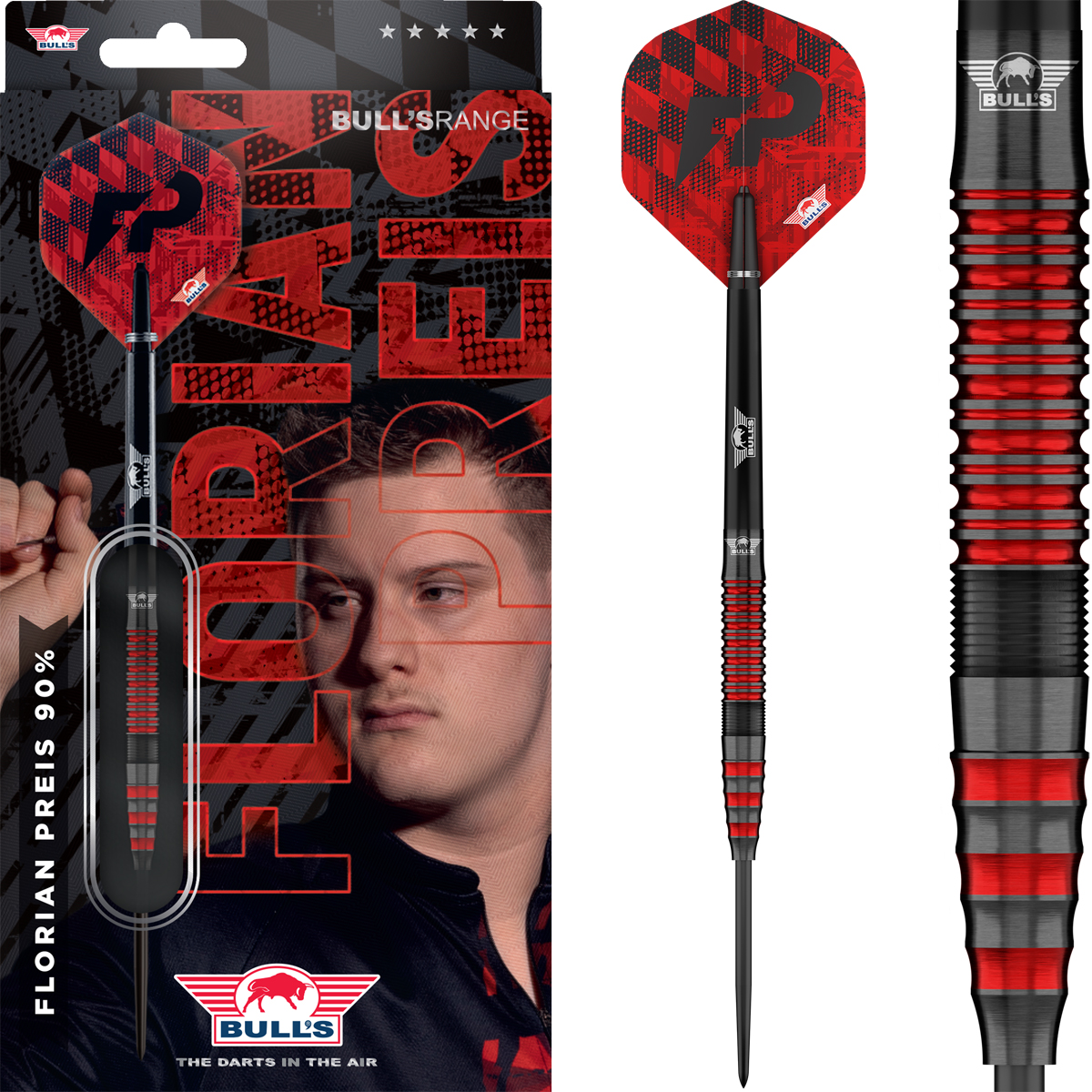 Bull's Florian Preis 90% Steeldarts 20g
