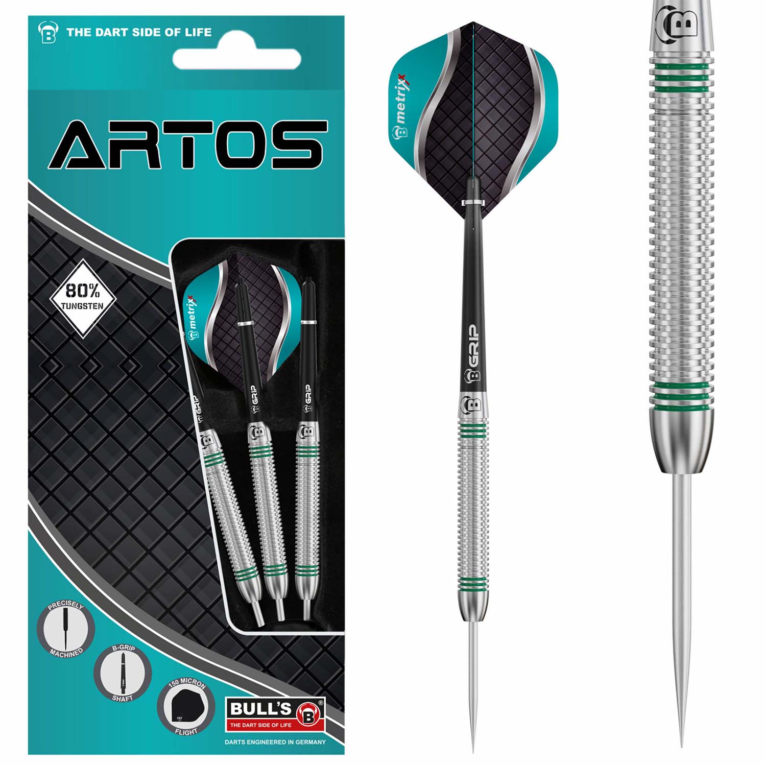 BULL'S Artos AR1 Steeldarts Mint 80% 22g