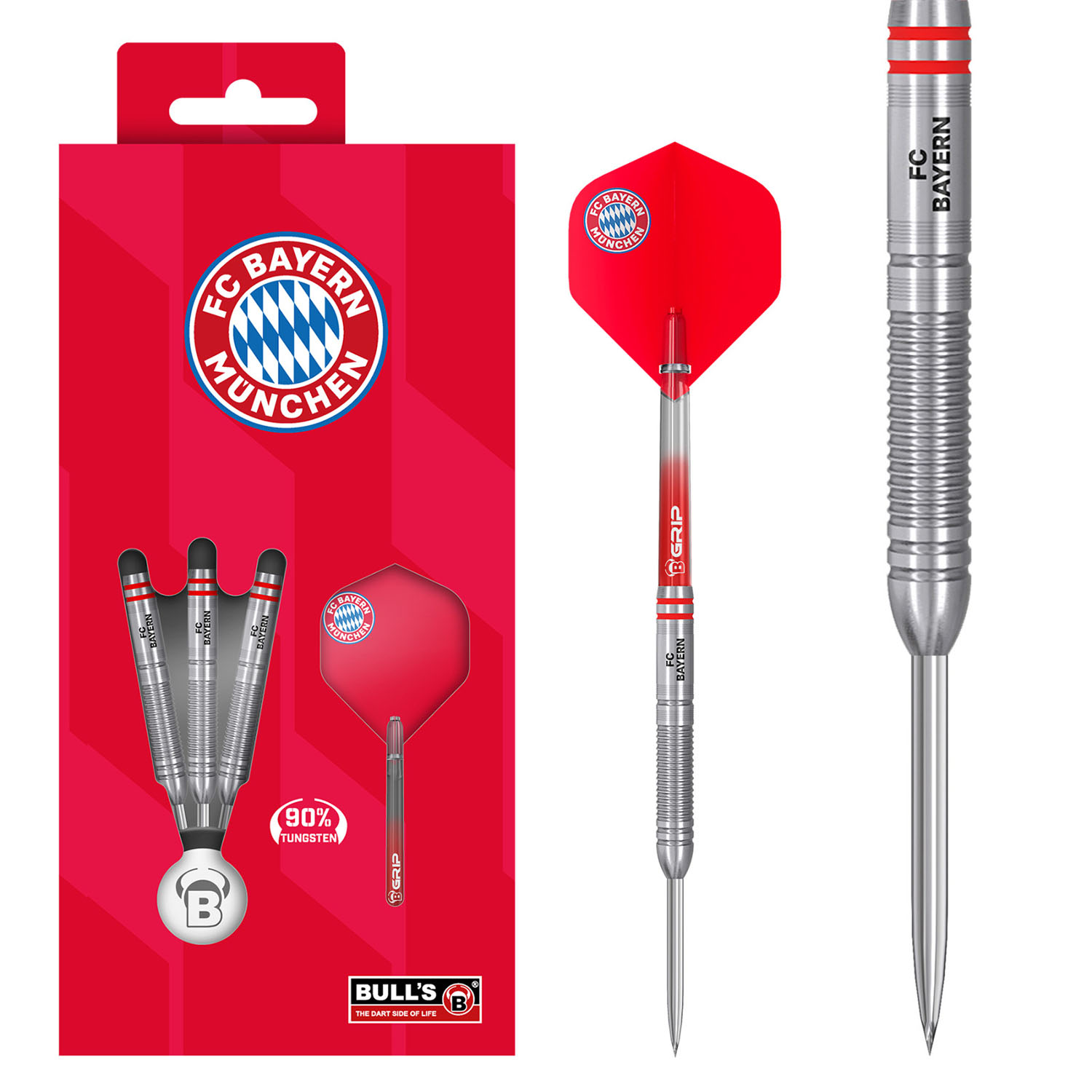 BULL'S FC Bayern M?nchen Steeldarts 24g