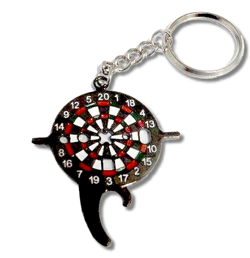 Dartschl?ssel 'Dartboard ' als Schl?sselanh?nger