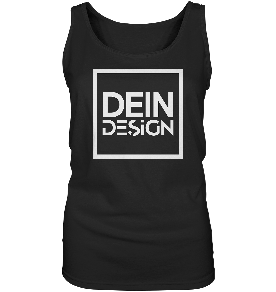 DeinDesign Damen Tank-Top - Personalisierter Druck L (Large) / Wei?