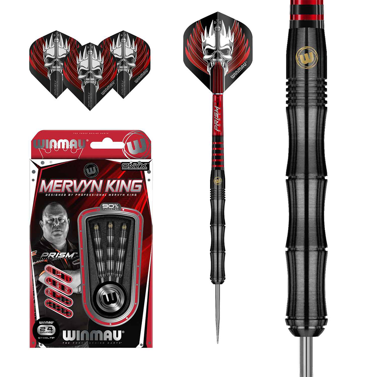Winmau Mervyn King Steeldarts 24g