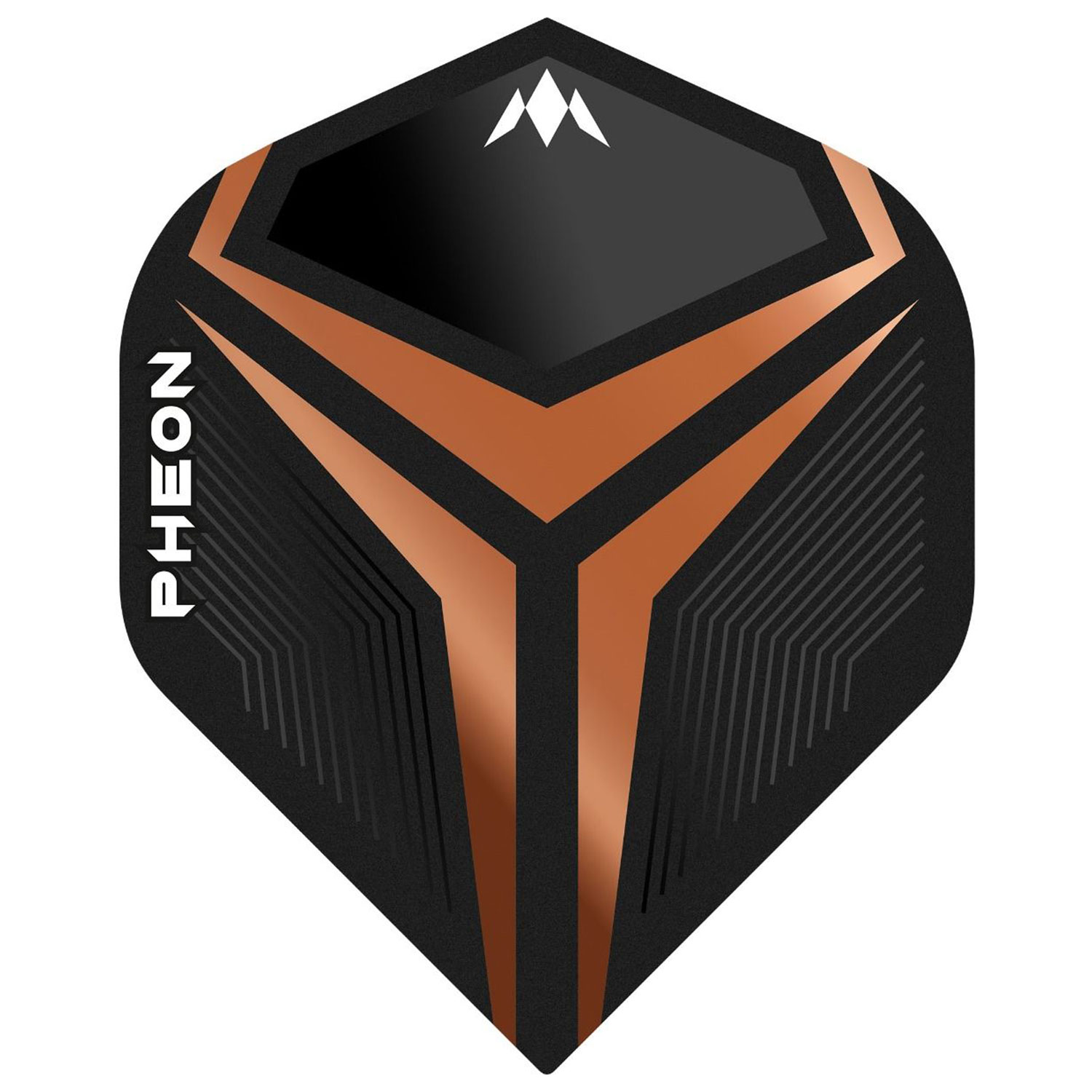 Mission Solo Dart Flights Black/Gold Pheon
