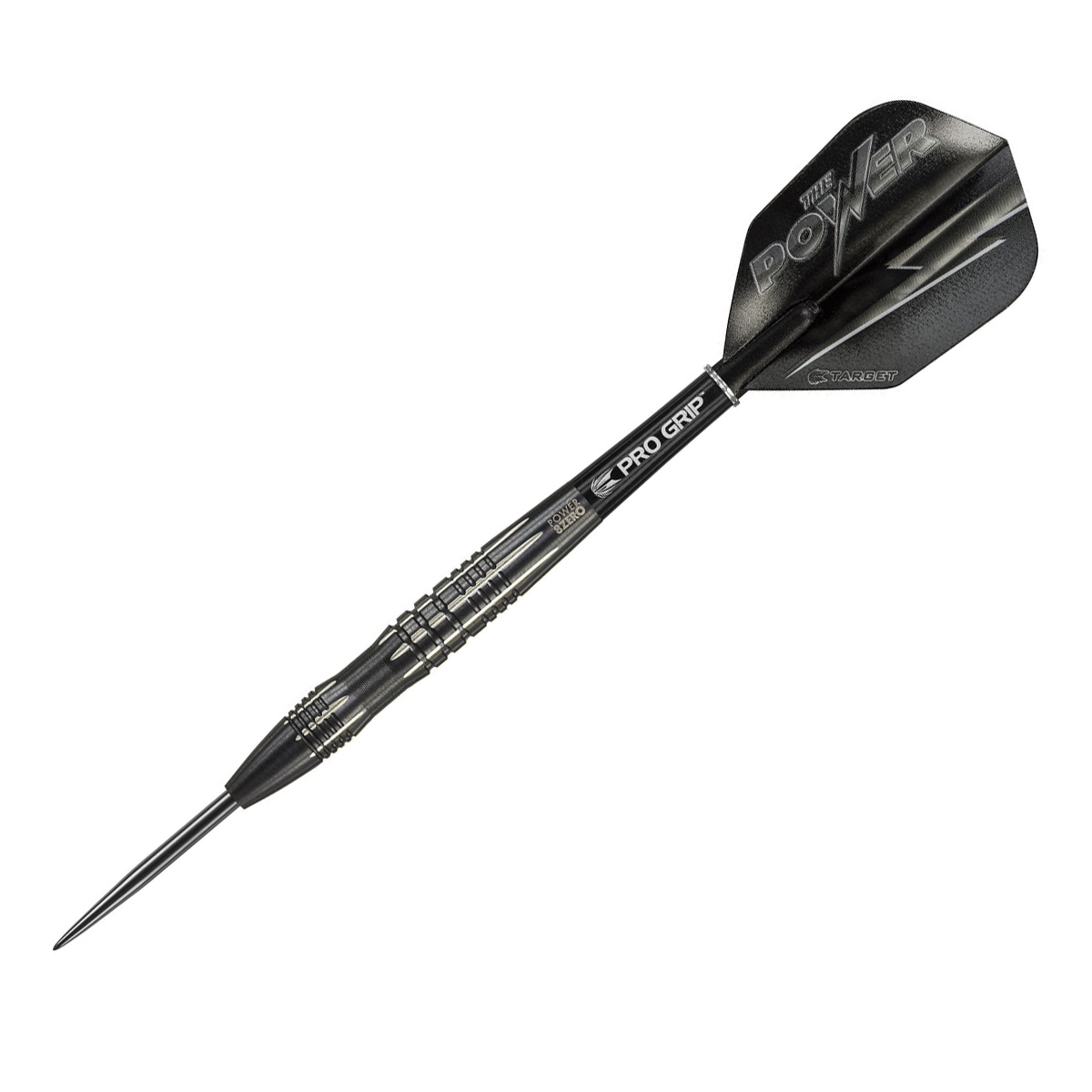 Target Phil Taylor POWER 8ZERO BLACK TITANIUM 25G STEEL TIP DARTS