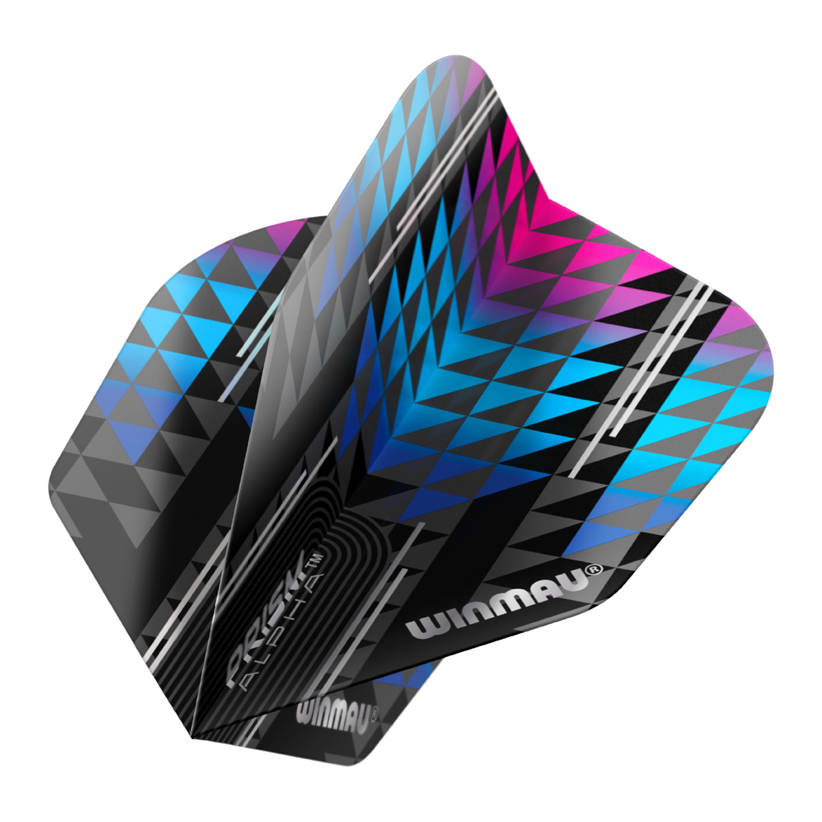 Winmau Prism Alpha Black, Purple & Blue Flights No.2