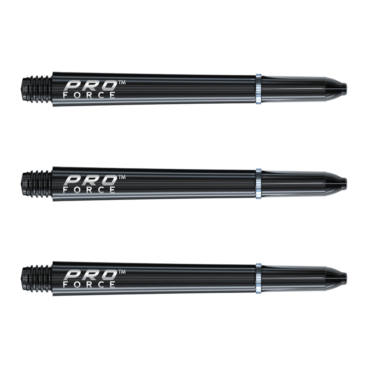 Winmau Pro Force Sch?fte Black Medium 48 mm