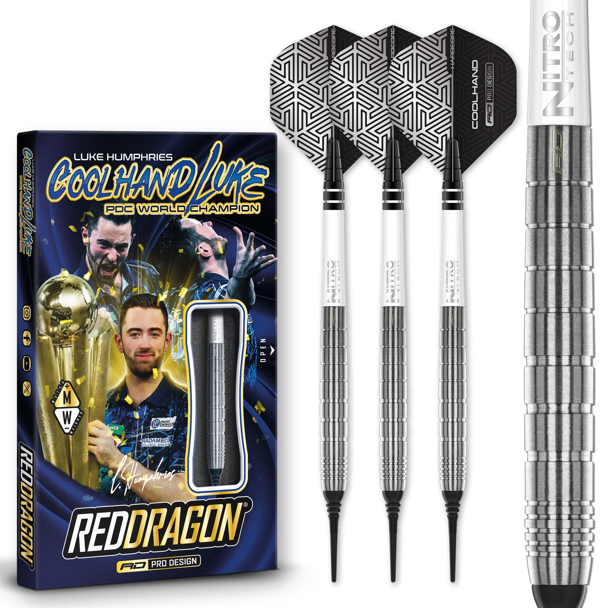 Red Dragon Luke Humphries TX1 Pioneer Softdarts 90% 20g