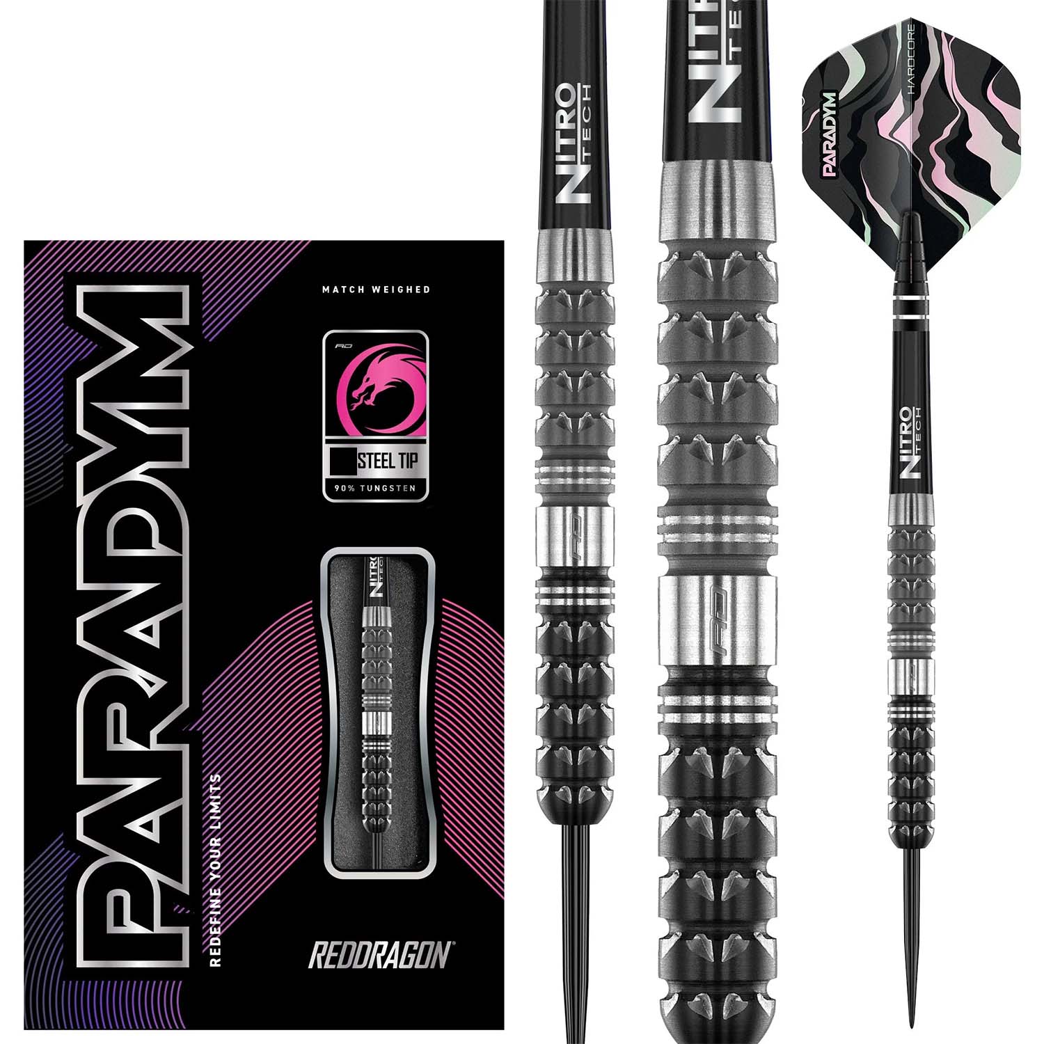 Red Dragon Paradym Parallel Steeldarts 90% 23g
