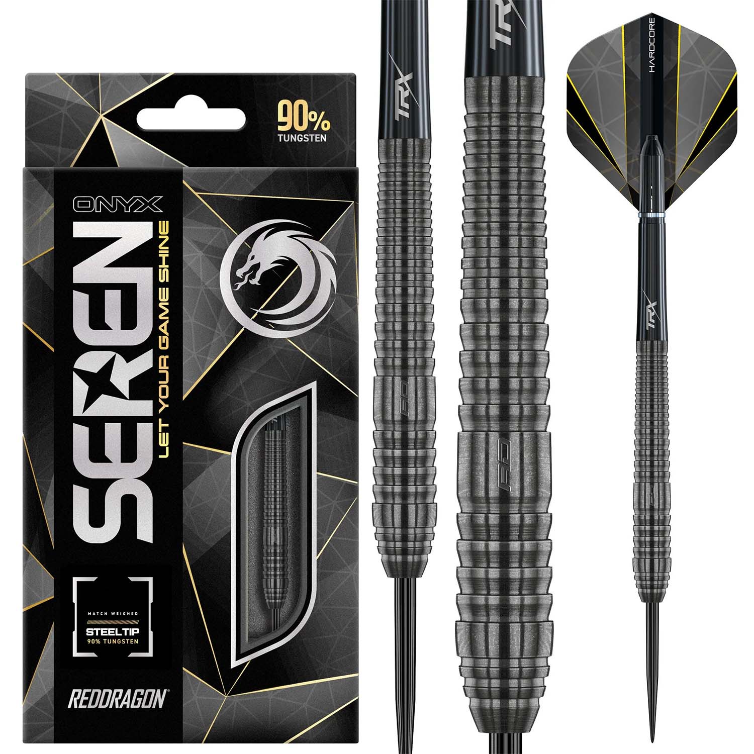 Red Dragon Seren 2 Onyx Steeldarts 90% 23g