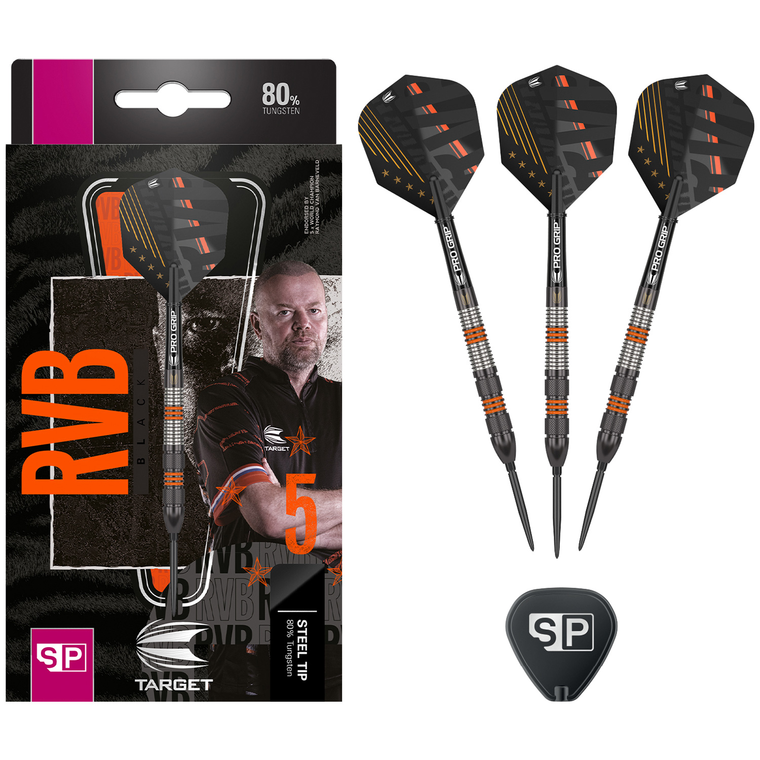 Raymond van Barneveld RVB Black Edition SP Steeldart 21g