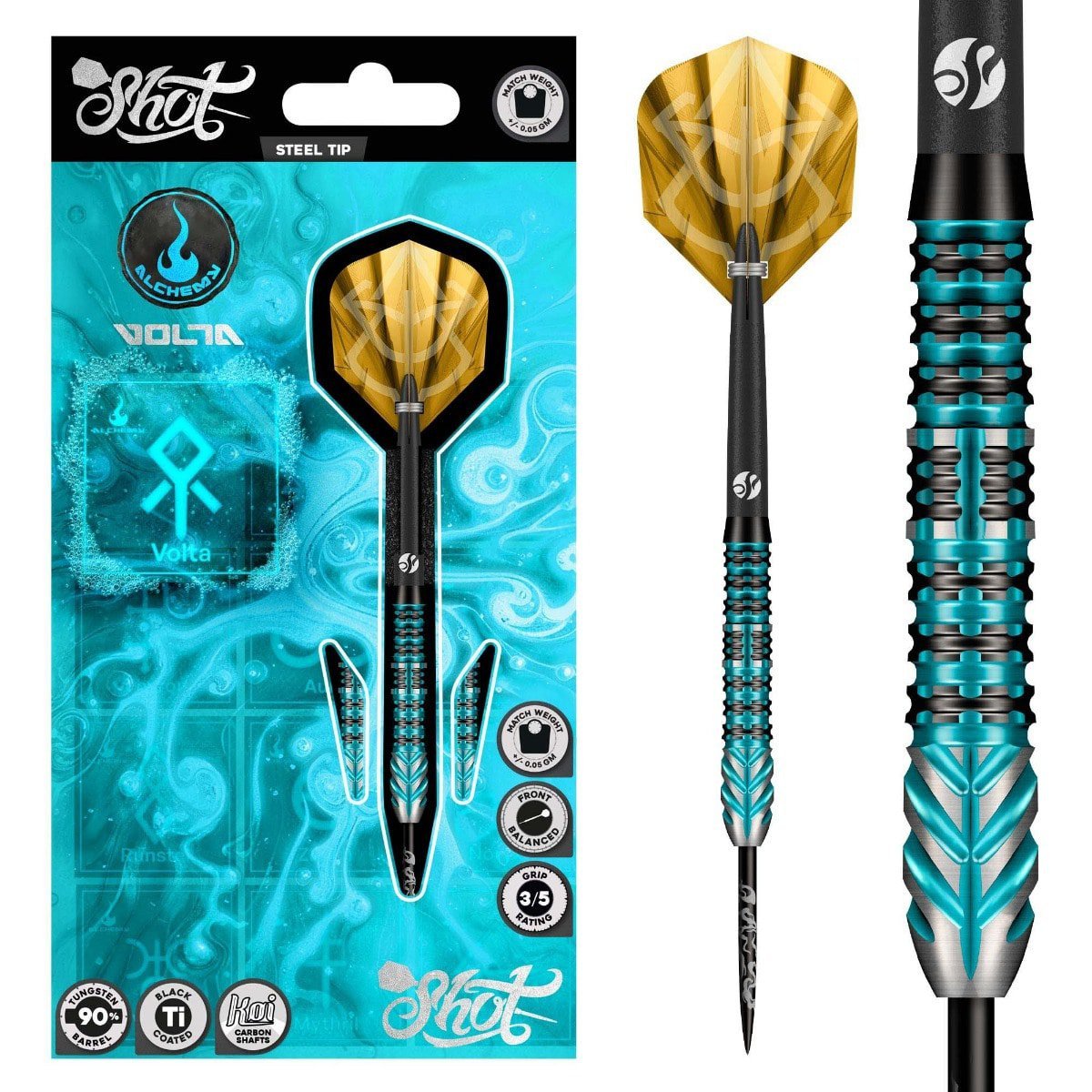 Shot Alchemy Volta 90% Steeldarts 25g