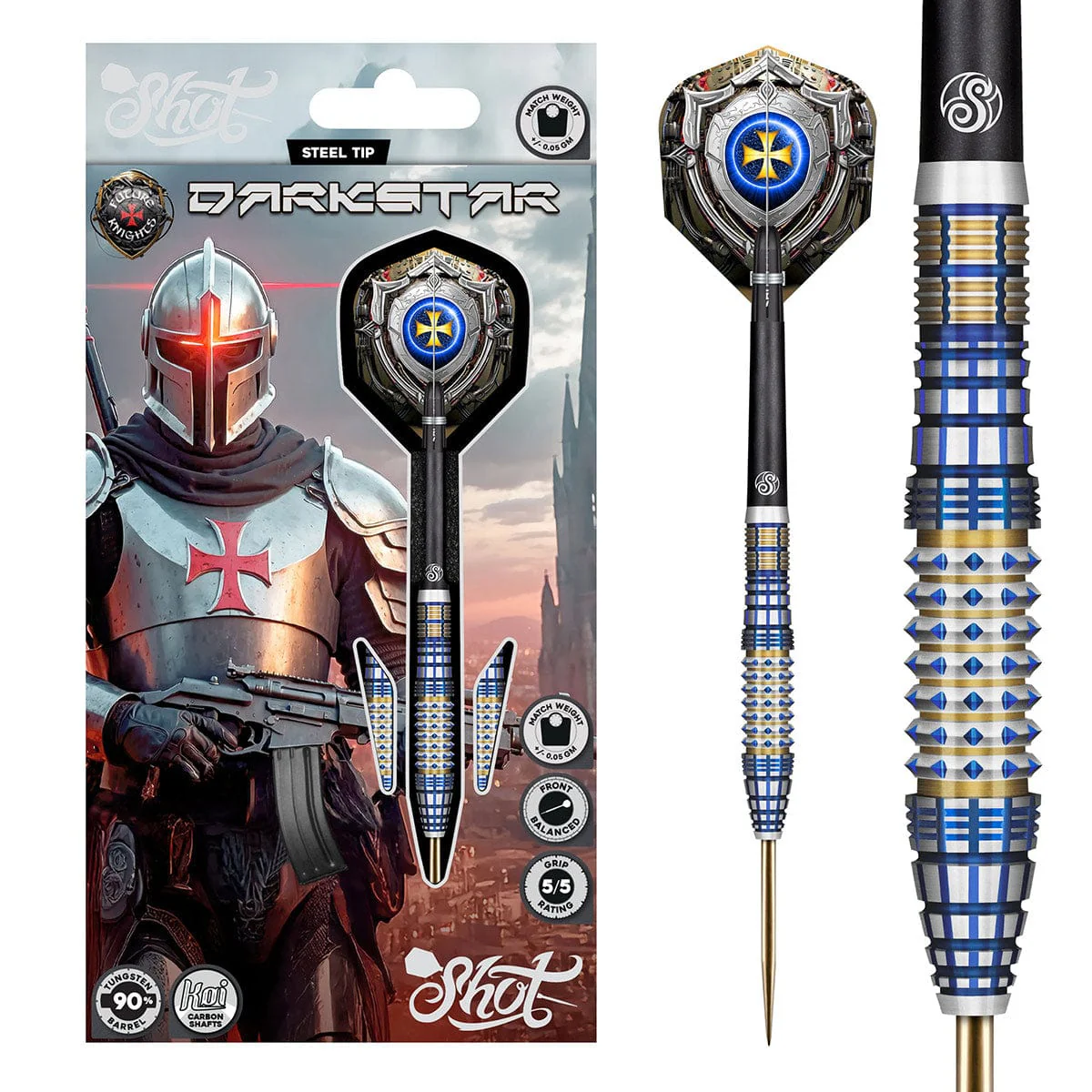Shot Future Knights Darkstar Steeldarts 90% 23g