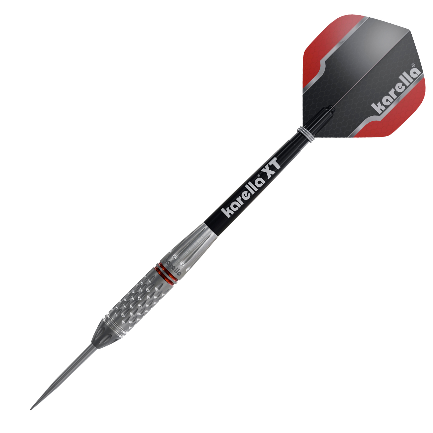 Steeldarts Karella Commander, silber, 90% Tungsten, 21g oder 23g 21g