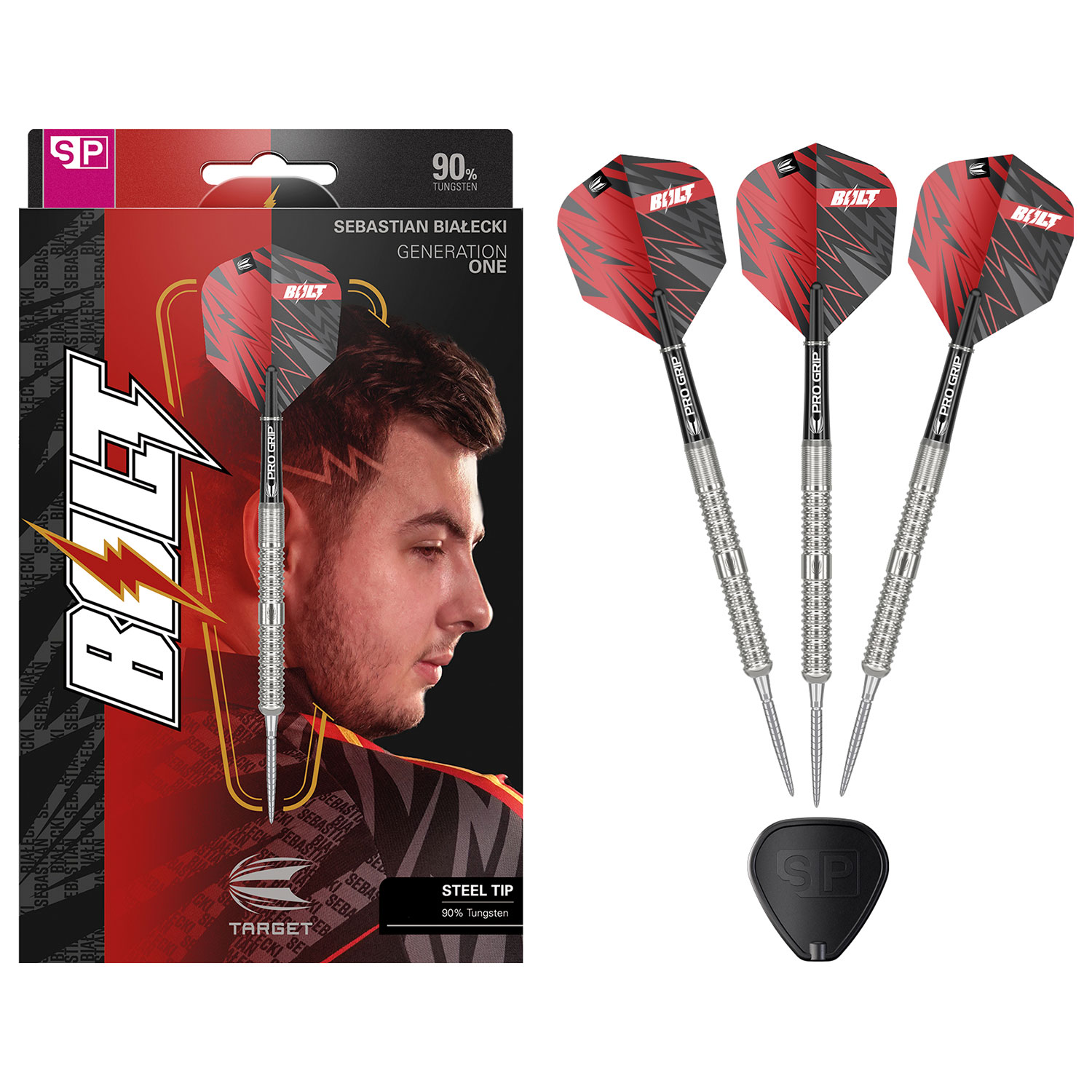 Target SEBASTIAN BIALECKI 90% BOLT 22G SP Steeldarts 2024 22g