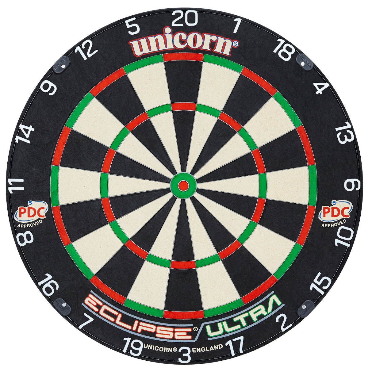 Unicorn Eclipse Ultra Dartboard - Official PDC Bristle Dartboard 2021/2022