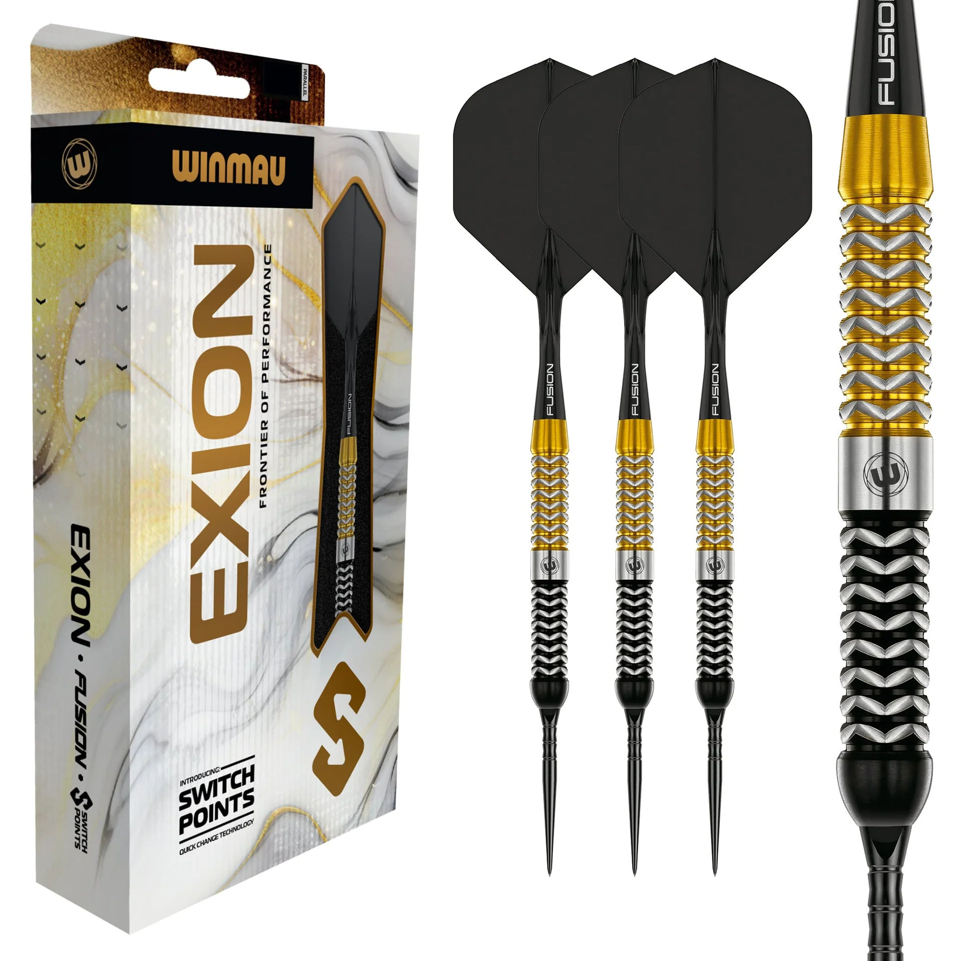 Winmau Exion Parallel Switch Point Steeldarts 90% 23g