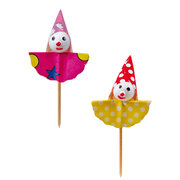 Deko-Picker 'Clown', 8.5cm, 100 Stk.