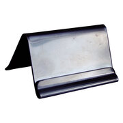 Tischkartenhalter 'Visitenkarte' aus Edelstahl, 6x4.5cm, 1 Stk.