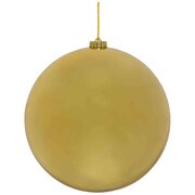 Weihnachtskugeln Christbaumkugeln XXL aus Kunststoff gold, O25cm, 1 Stk.