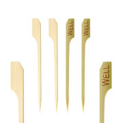 Steak Marker 'WELL' aus Bambus, 9cm, 250 Stk.