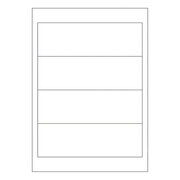 Etiketten für Ordner Rückenschilder selbstklebend weiß, 192 x 61mm, 400 Stk.