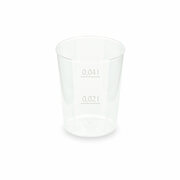 Mehrwegbecher Pfandbecher Shotglas Schnaps PP Eichstriche 2 cl 4 cl,  50 Stk.
