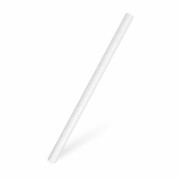 Papiertrinkhalme JUMBO weiß 150 mm O 8 mm, 100 Stk.