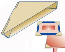 Eckenschutz-Set für Bilder, Spiegel, Tische, Platten, 8 Stk.