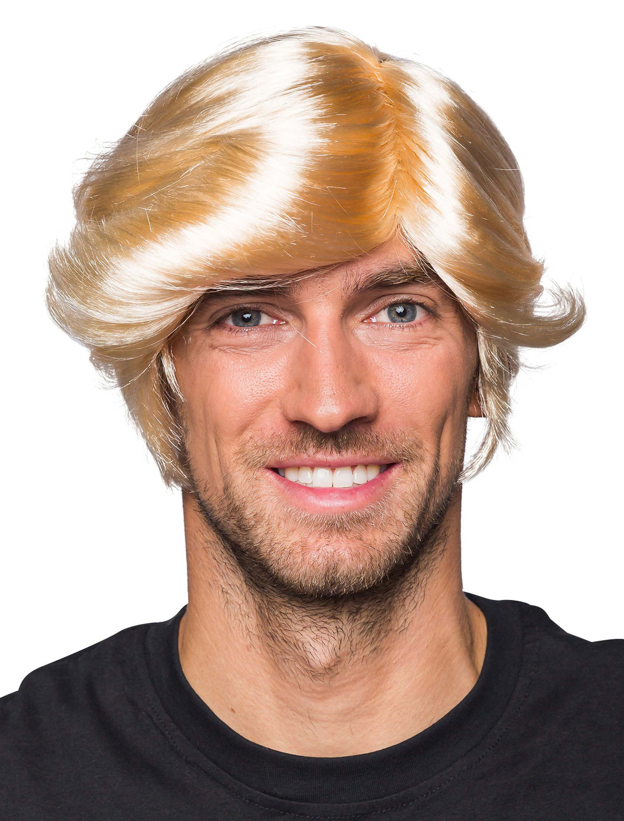 Kostümzubehör Kostümzubehör Perücke Föhnfrisur glatt blond one size