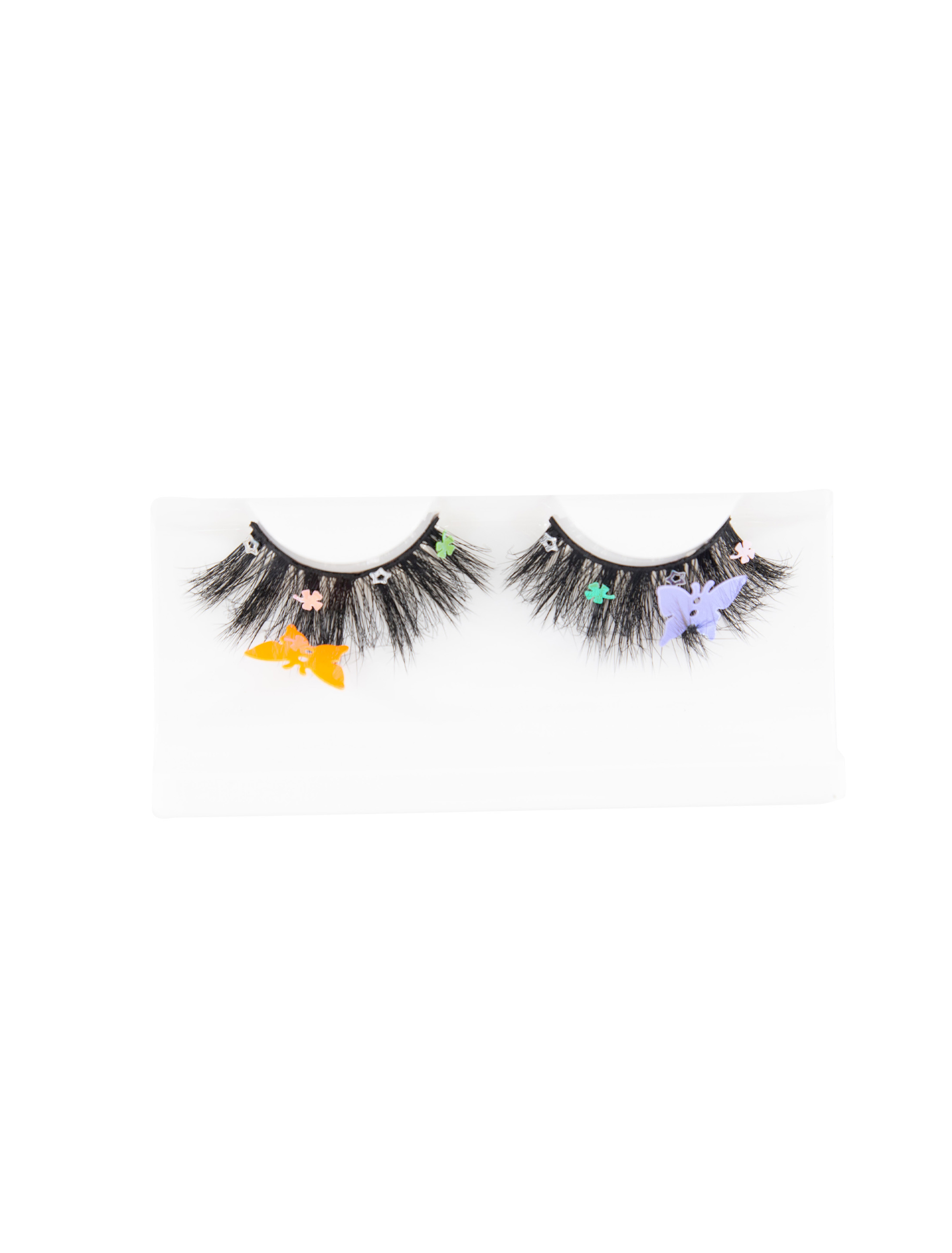 Wimpern Schmetterlinge bunt Farbe: bunt
