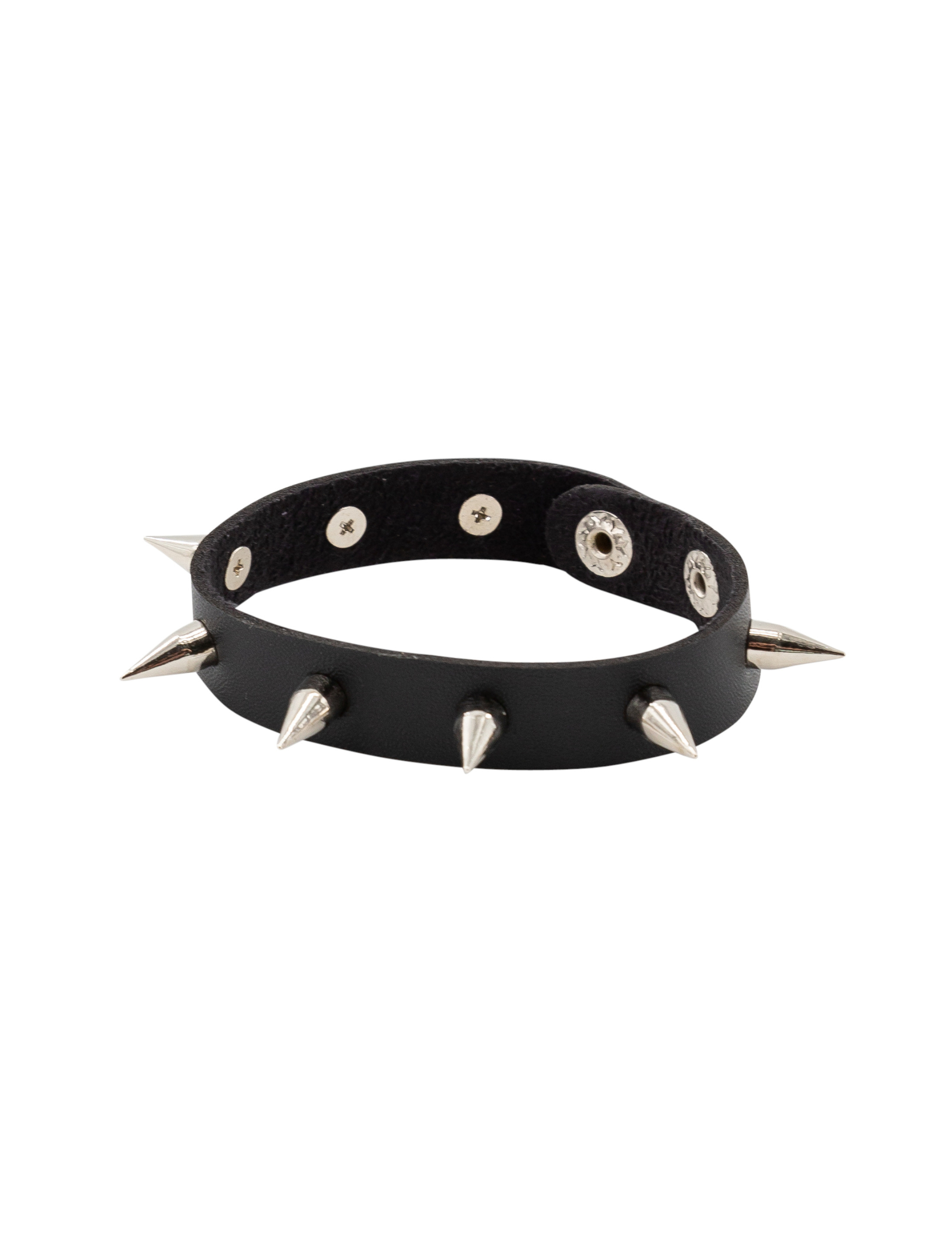 Kostümzubehör Armband Punker einfach Farbe: schwarz