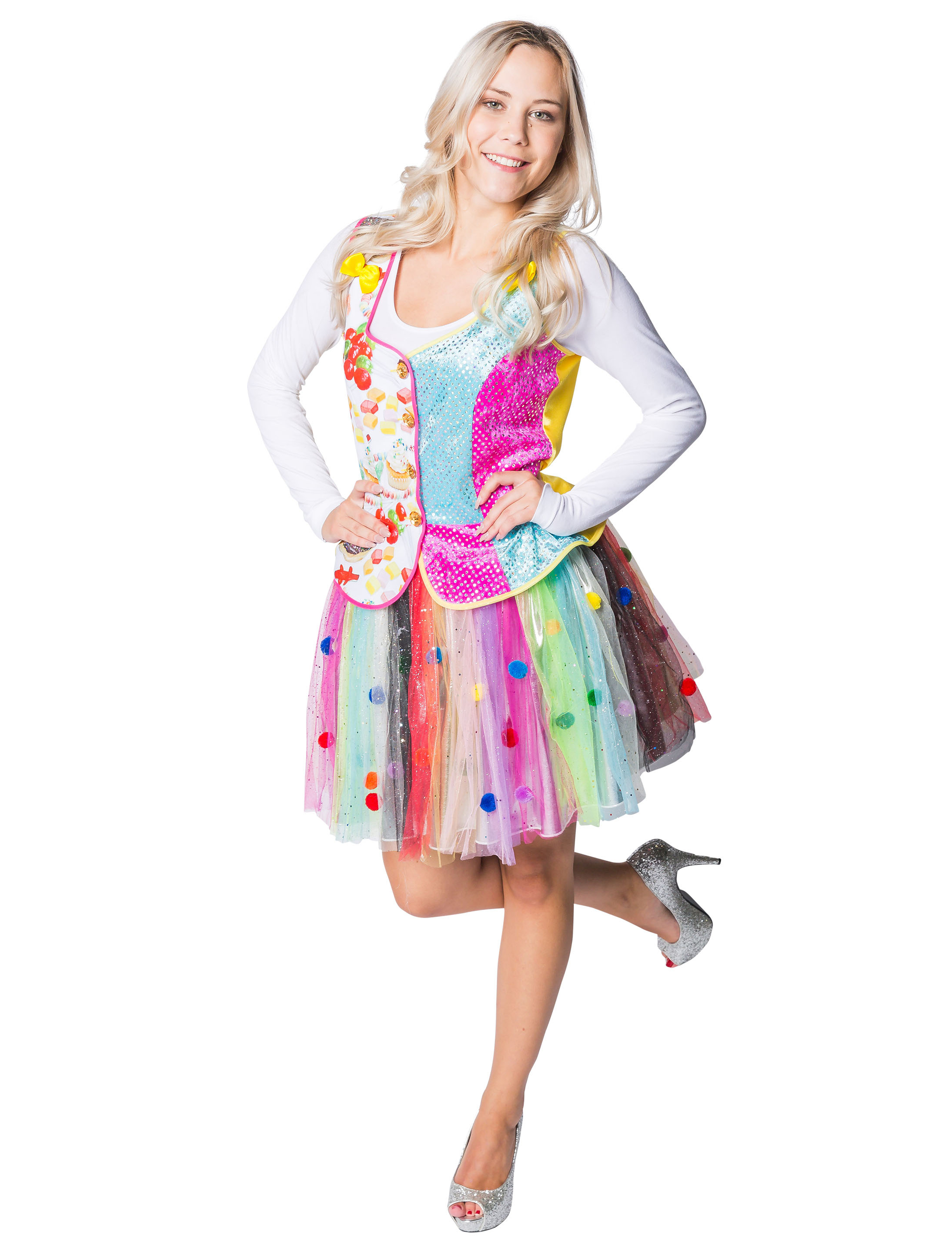 Weste Candy Damen bunt XL/2XL Farbe: bunt