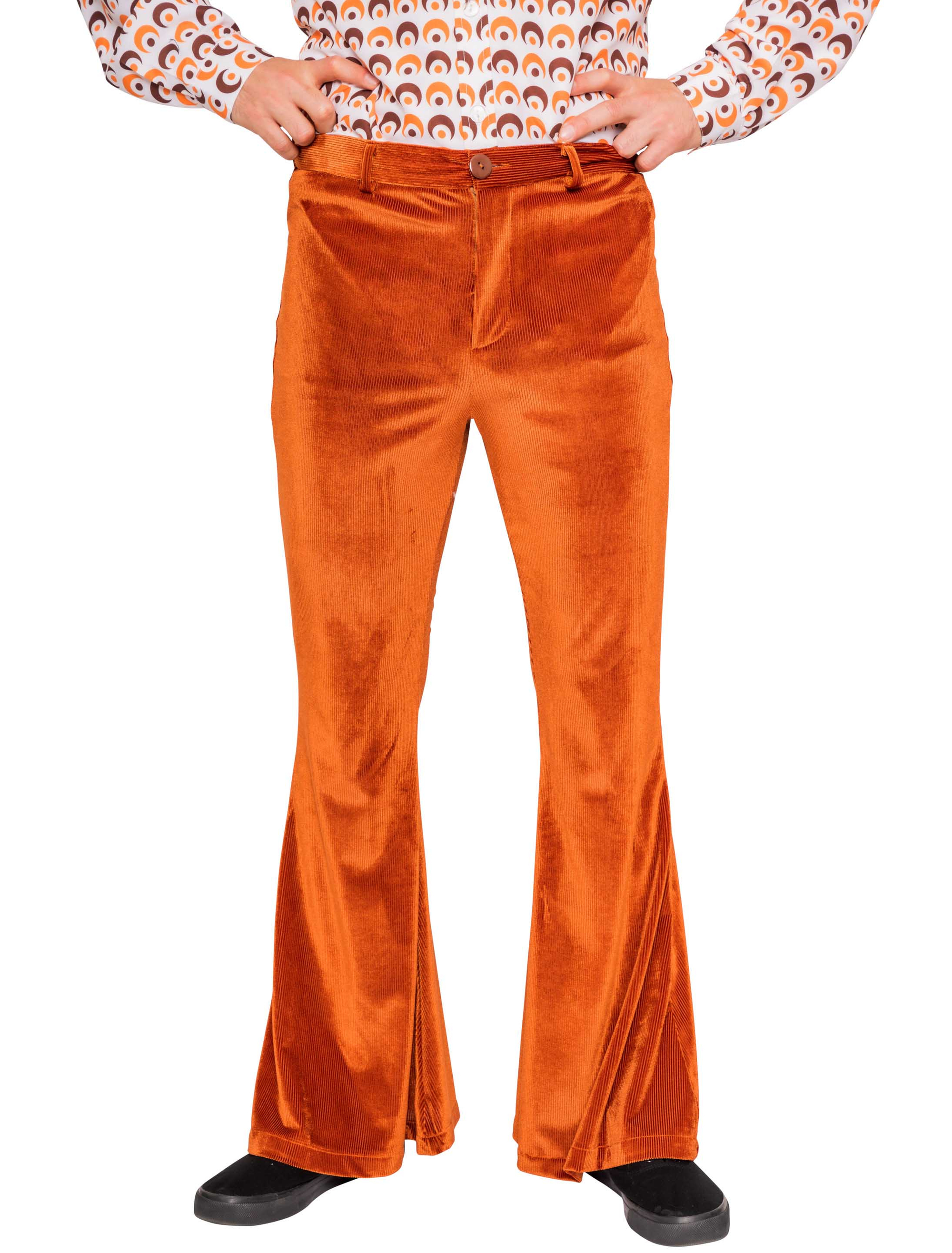 Schlaghose Herren braun L/XL