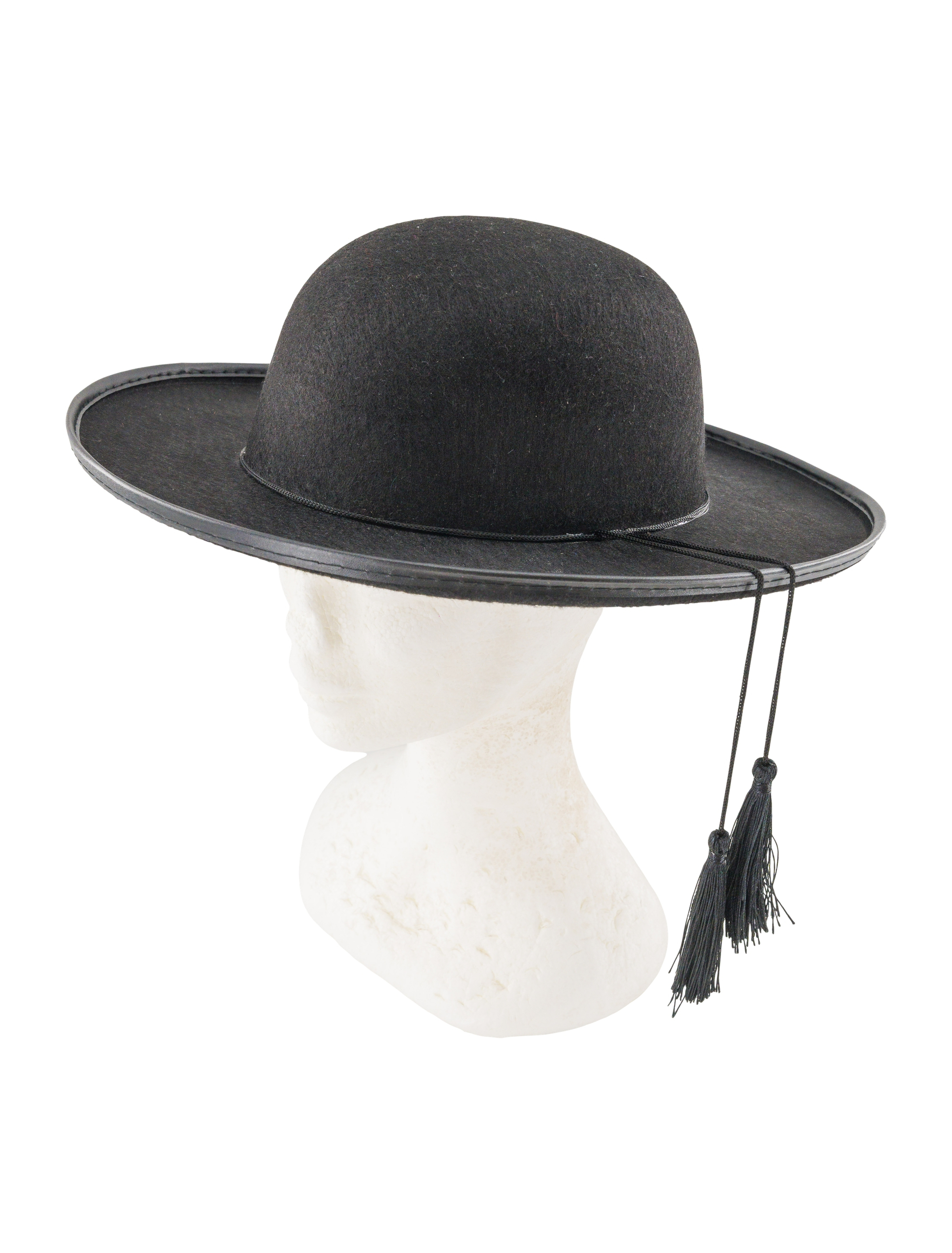 Kostümzubehör Hut Saturno Priester schwarz 57