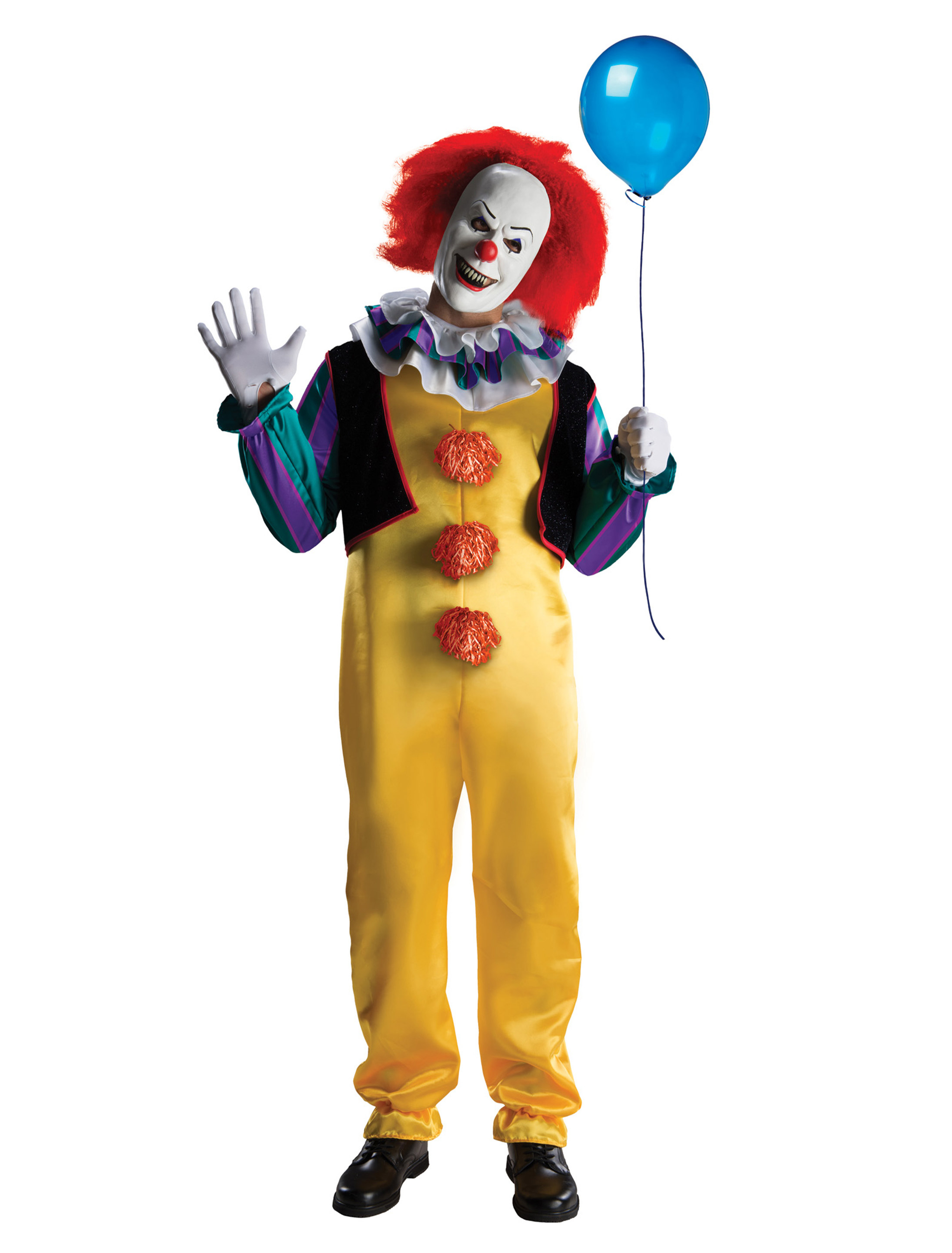 Kostüm Pennywise ES deluxe 5-tlg. bunt XL Farbe: bunt