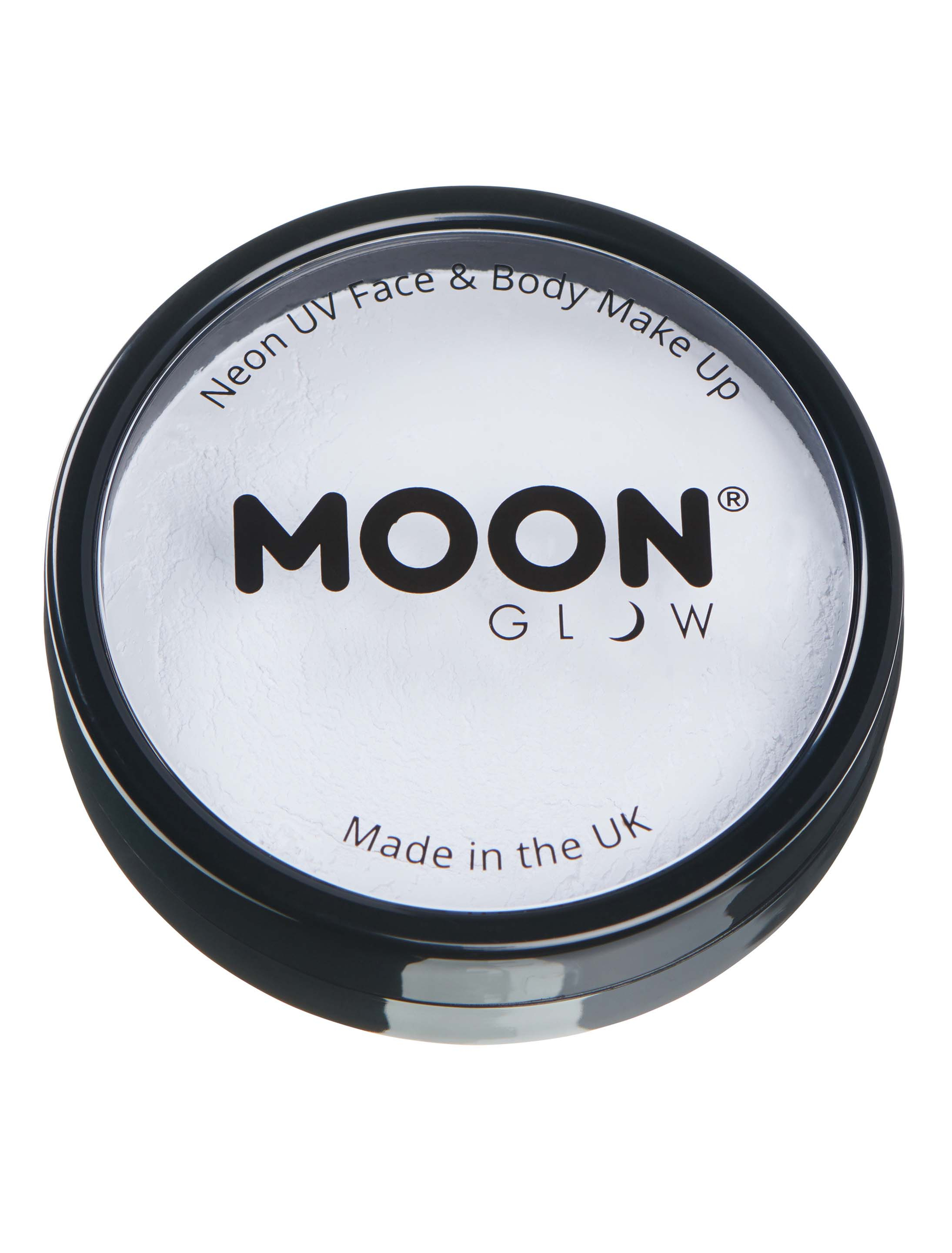 Aqua-Schminke Neon UV 36g weiß Schminke für Karneval & Fasching