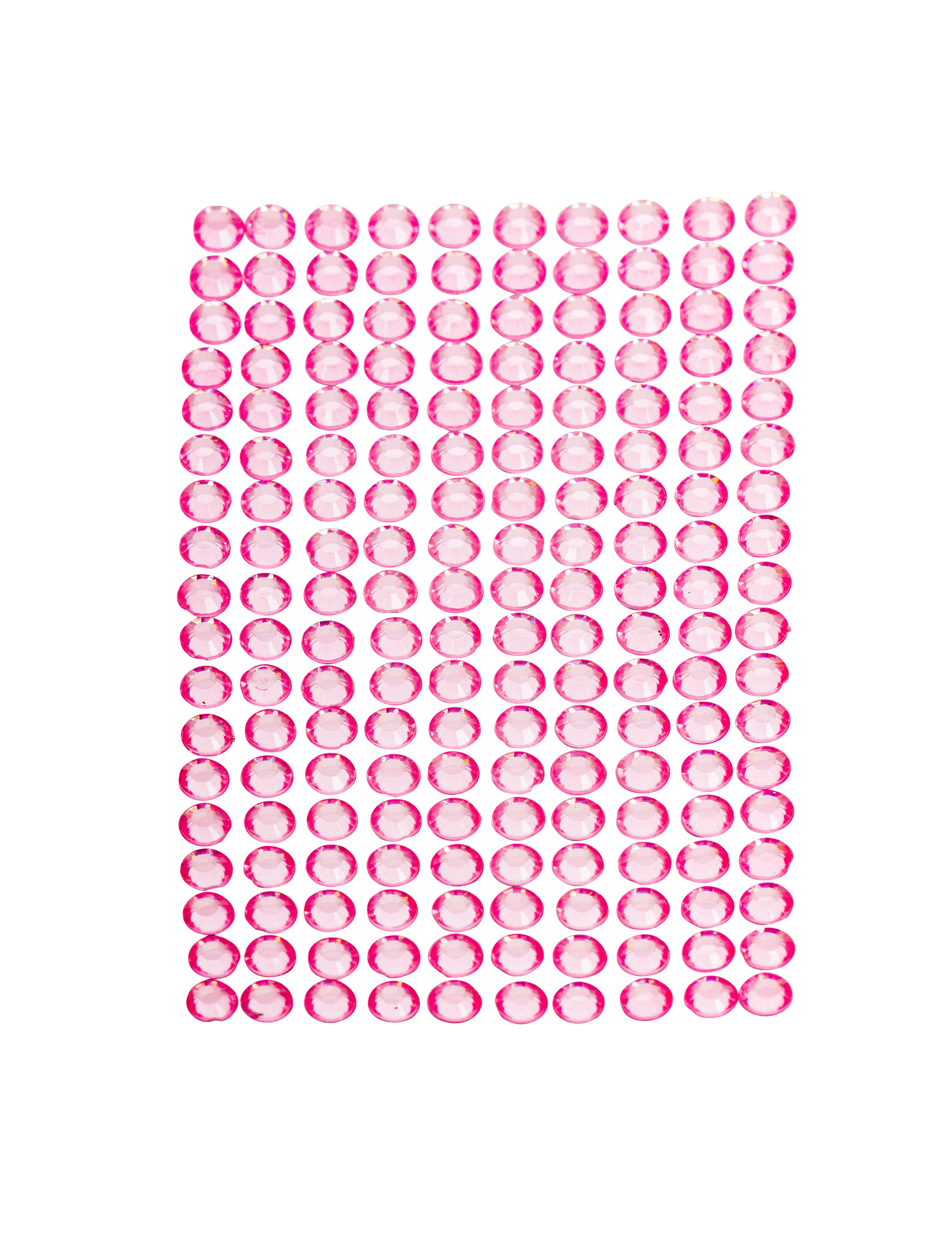 Strasssticker 180 Stk. rosa Schminke für Karneval & Fasching