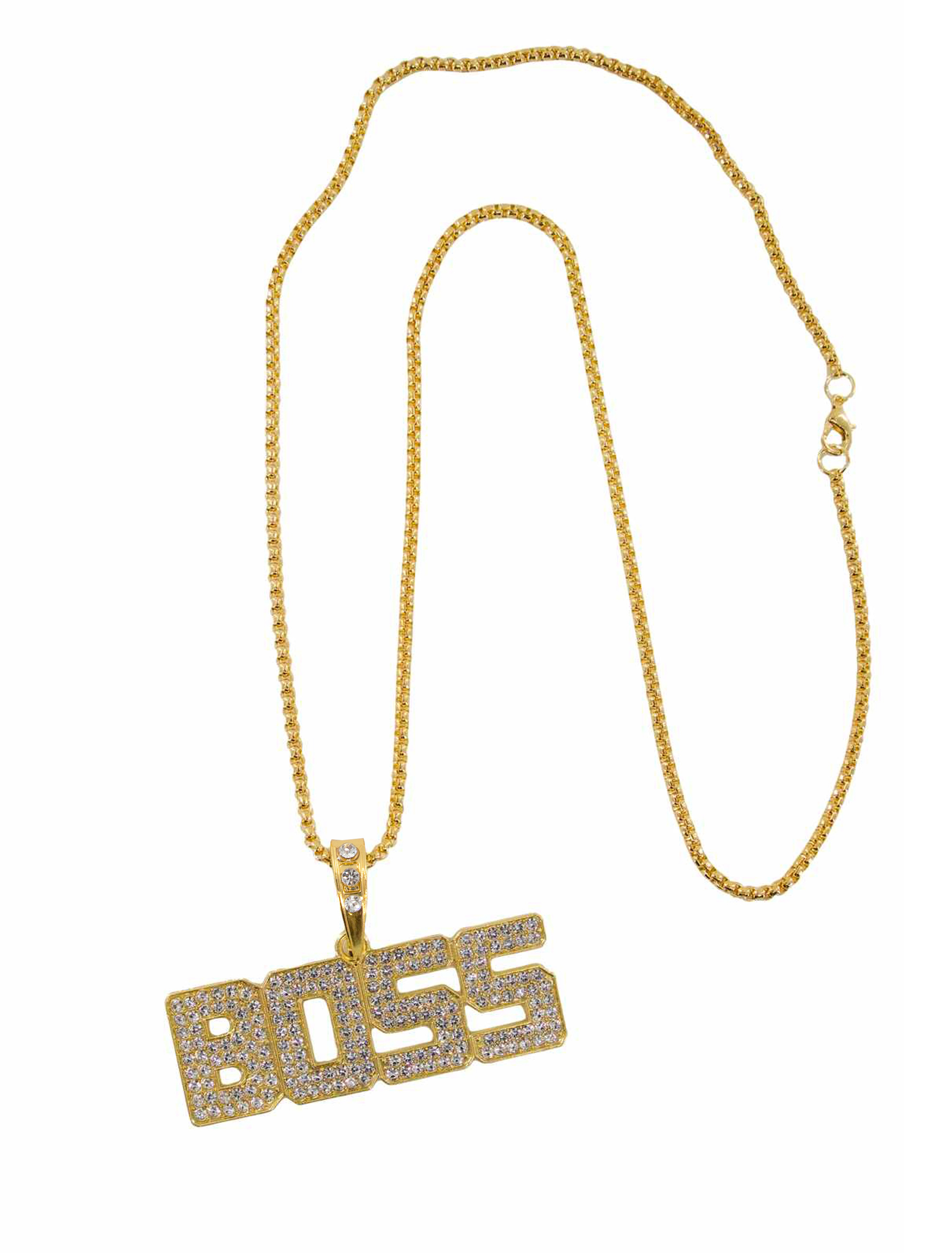 Kostümzubehör Halskette BOSS Herren gold