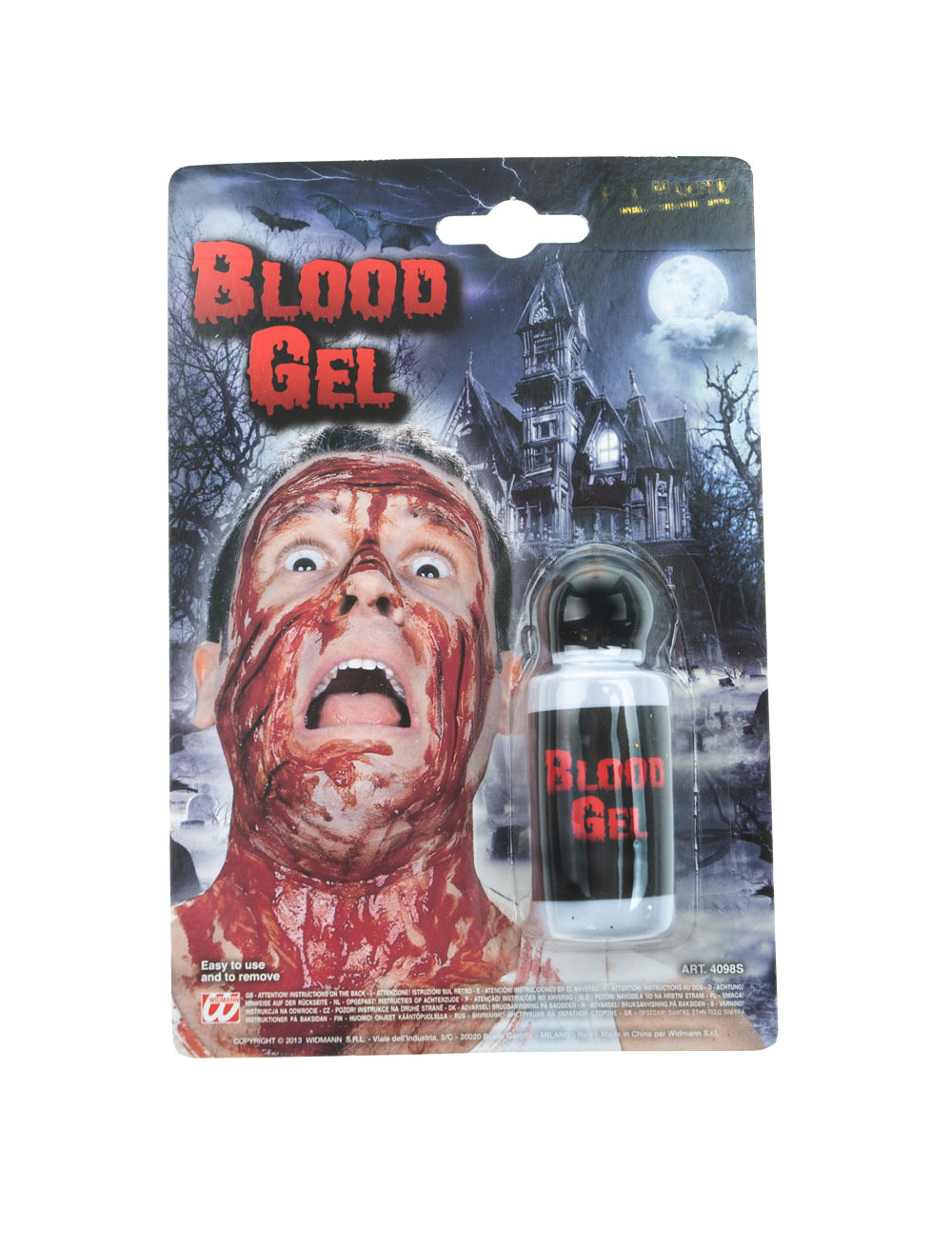 Kunstblut-Gel 28ml Schminke für Karneval & Fasching Farbe: rot
