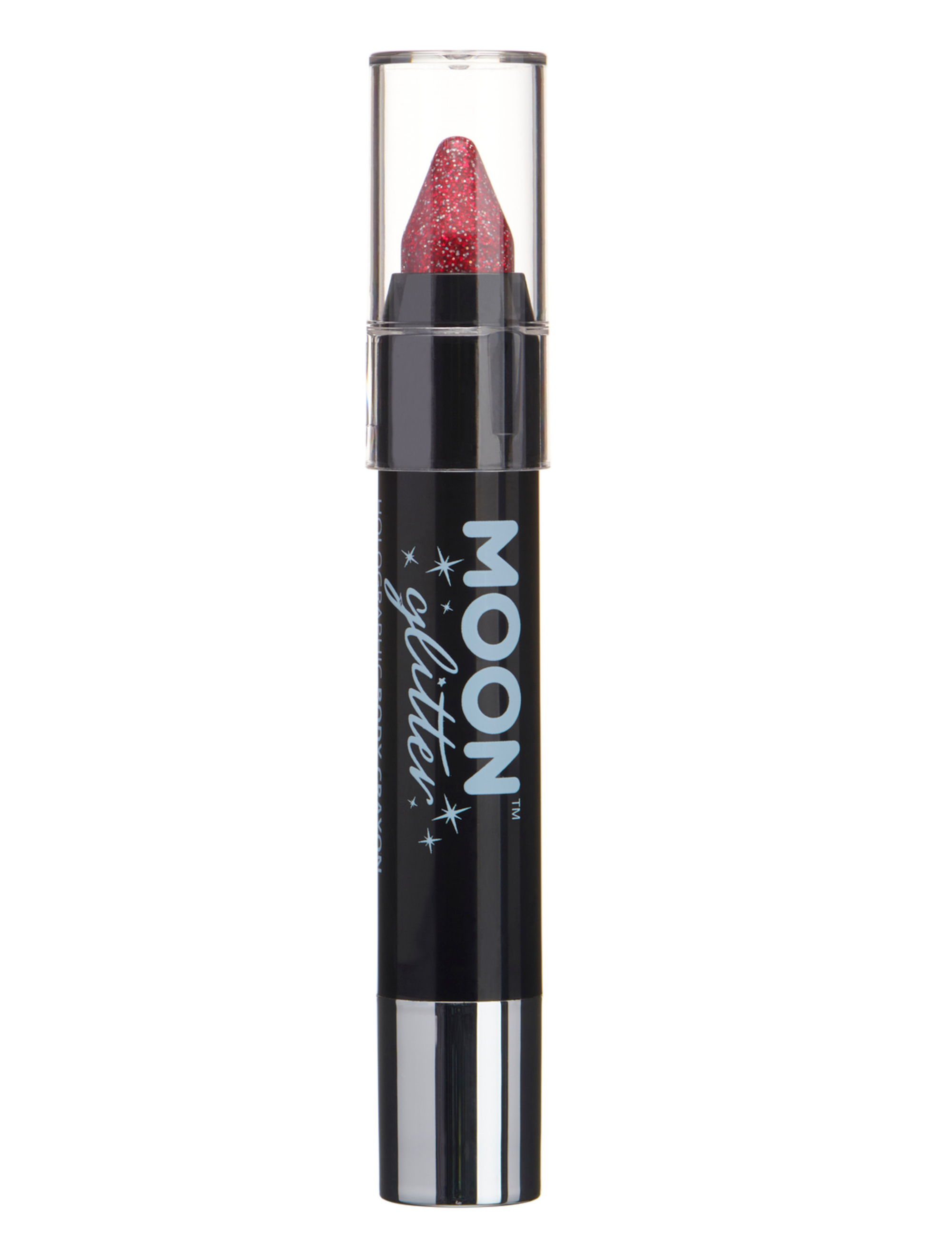 Glitzerstift Holographic 3,5g rot Schminke für Karneval & Fasching