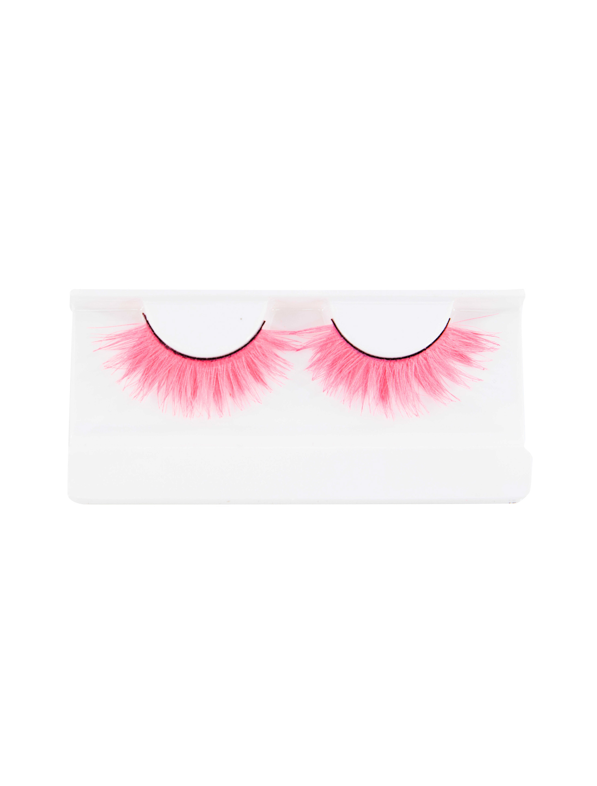 Wimpern glow in the dark neonpink