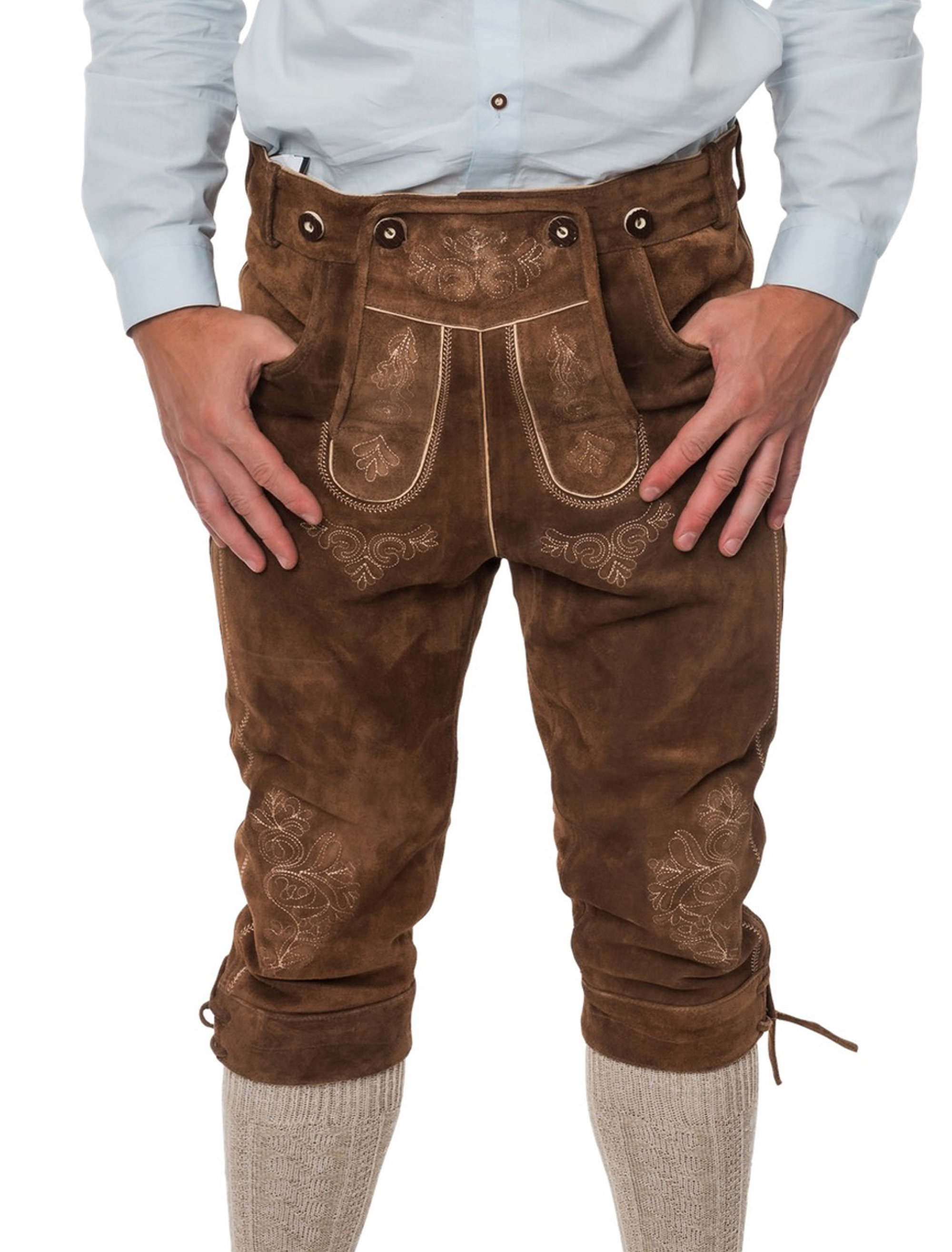Lederhose Josef Herren dunkelbraun S