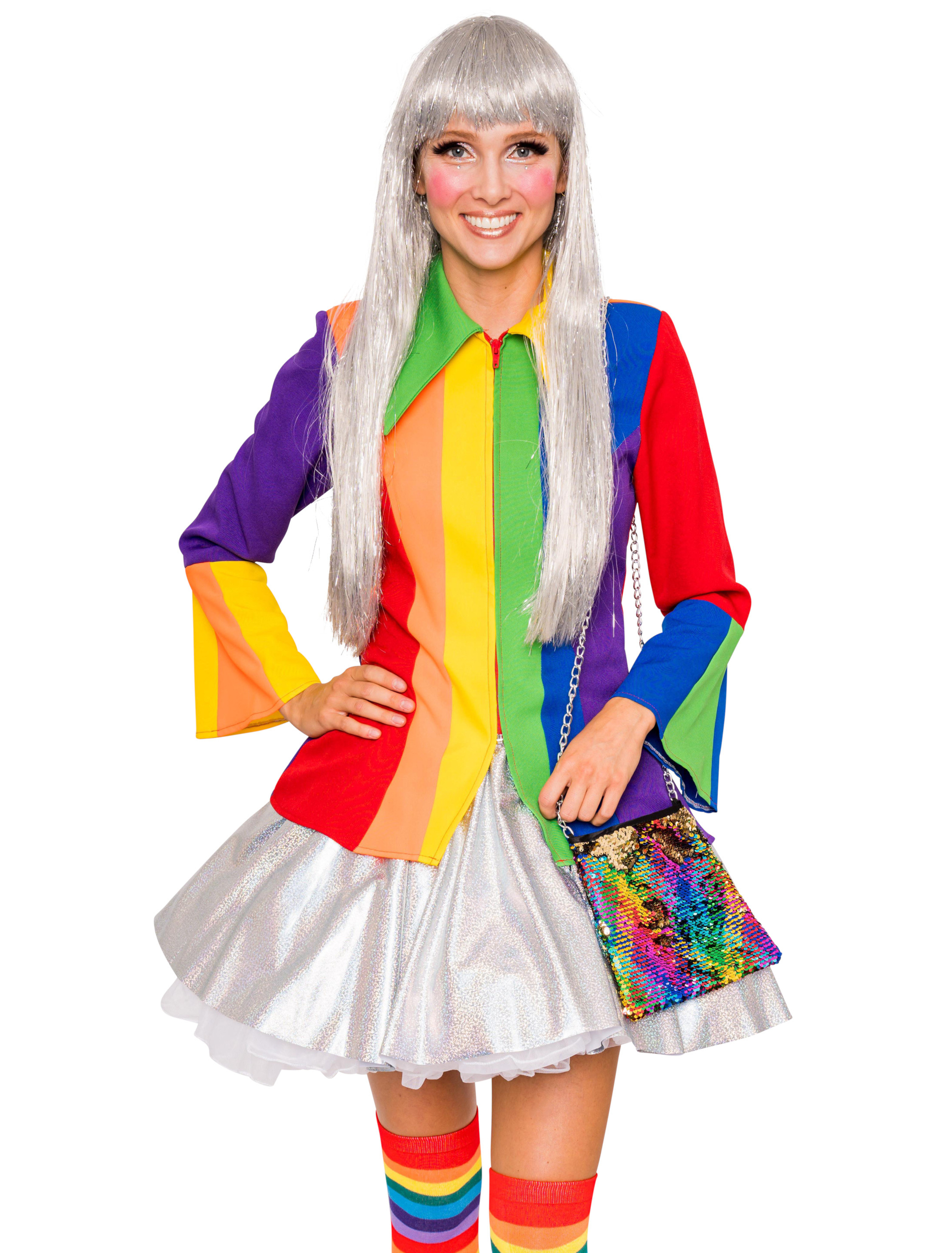 Jacke Rainbow Damen rainbow 2XL