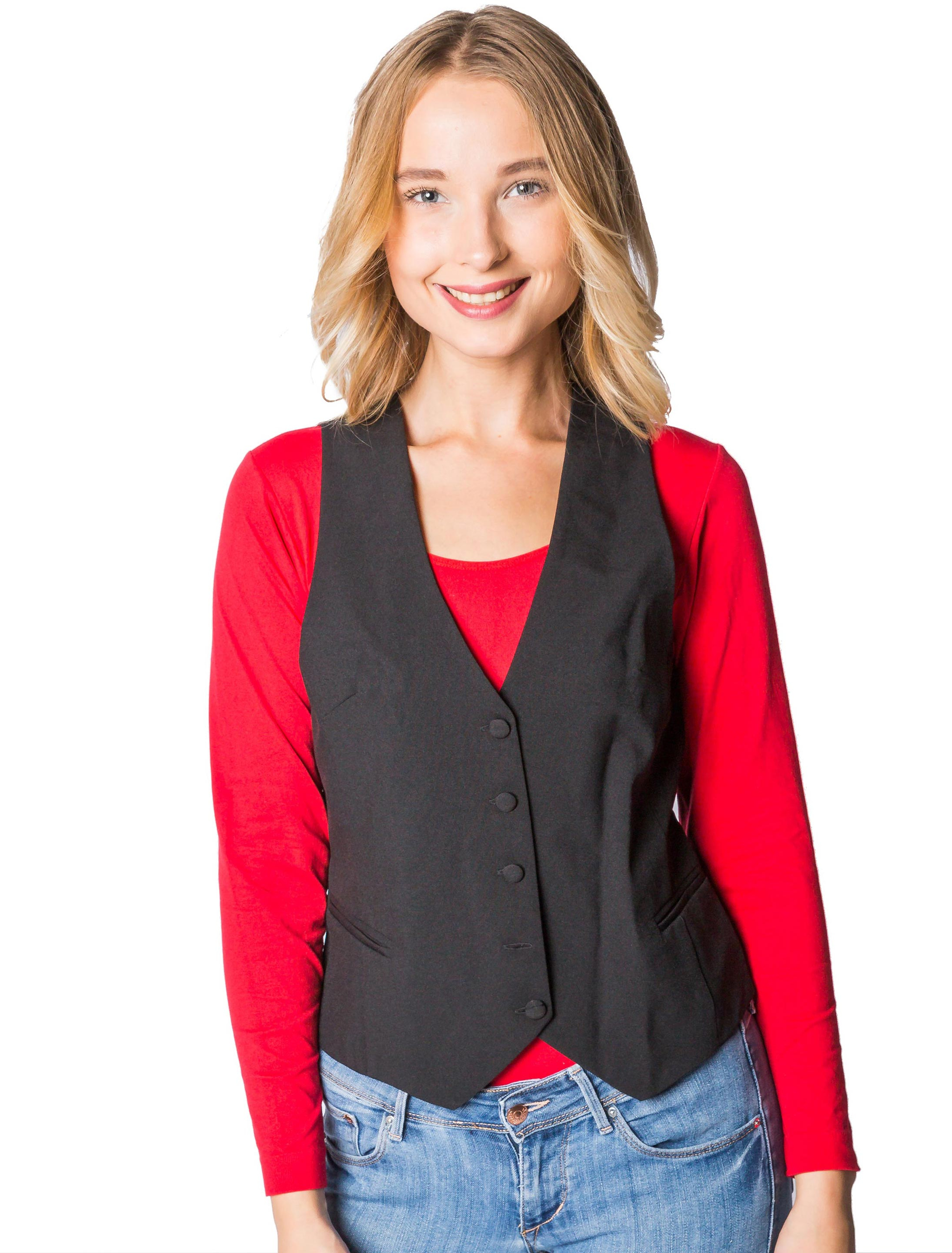 Weste Damen schwarz 3XL