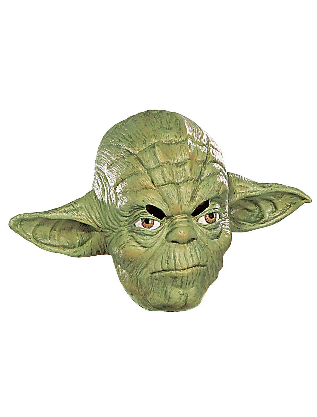 Kostümzubehör Maske Yoda 3/4 grün one size